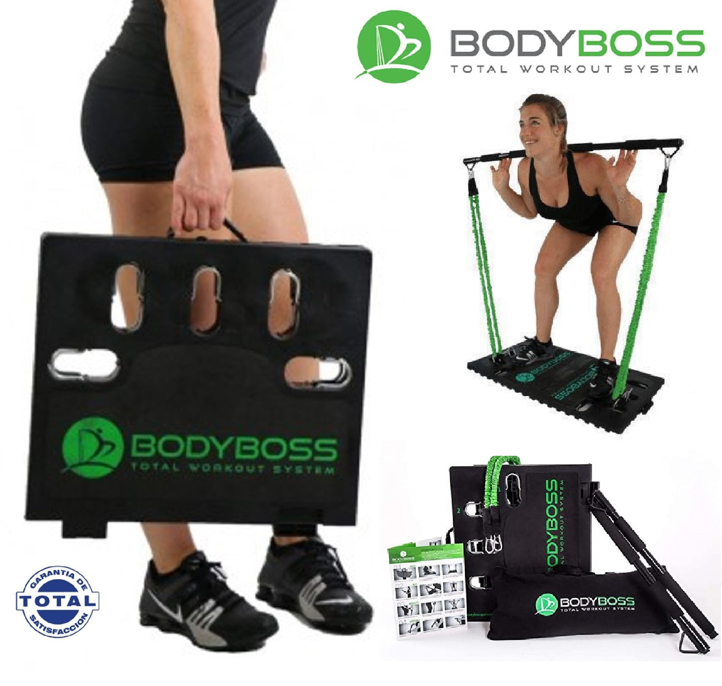 Bodyboss 2.0 TV Gimnasio Completo Portátil Pack Entrenamiento