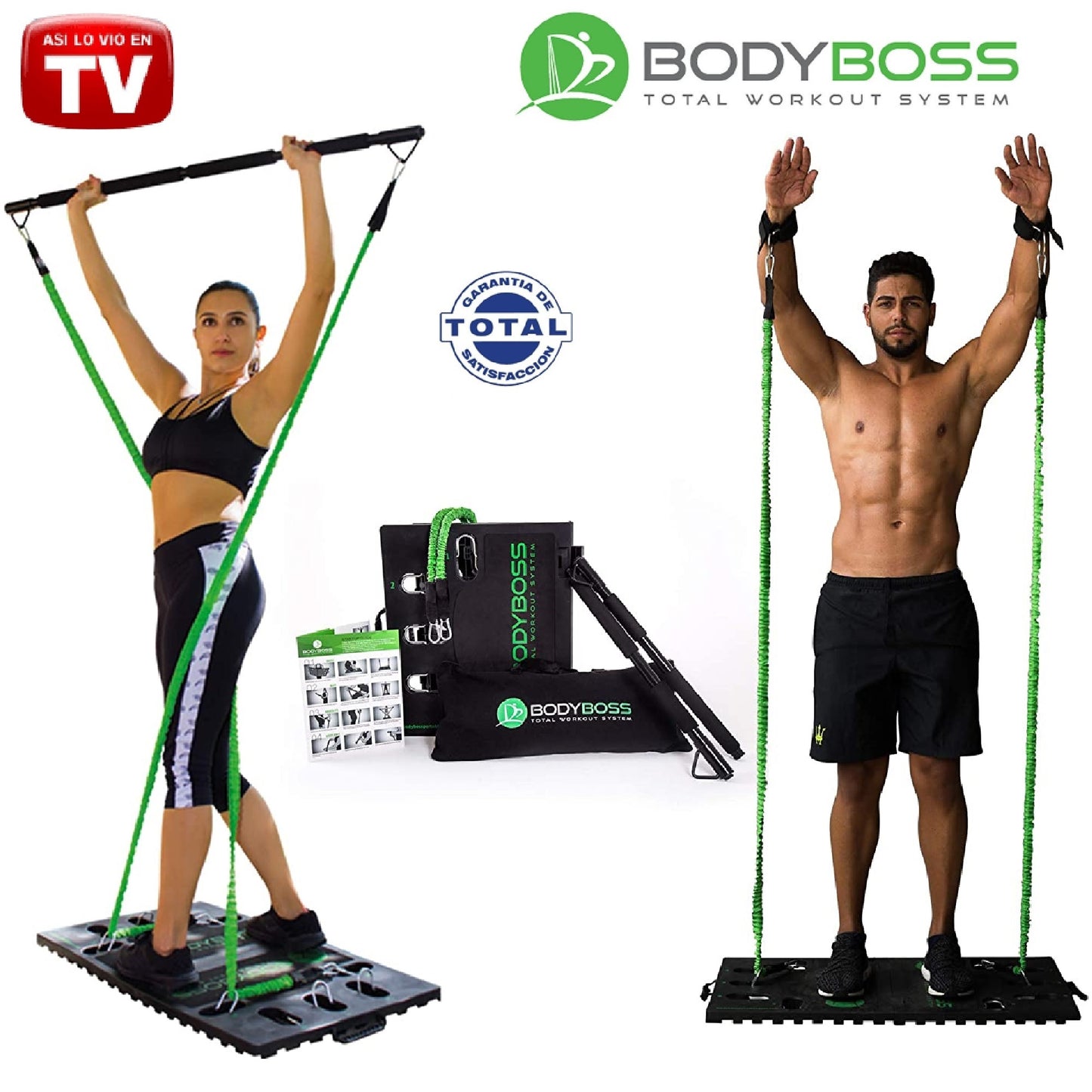 Bodyboss 2.0 TV Gimnasio Completo Portátil Pack Entrenamiento